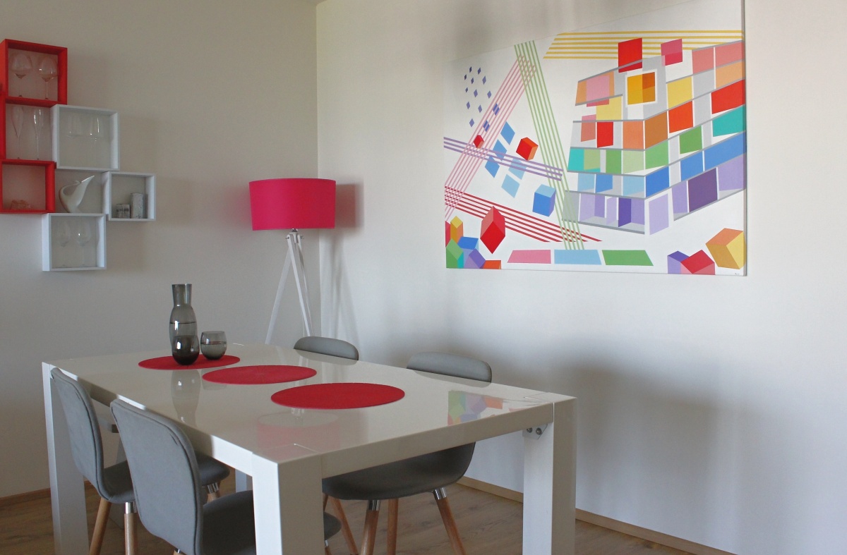 Private Installation – Dining room, Apartment Kunratice, Prague